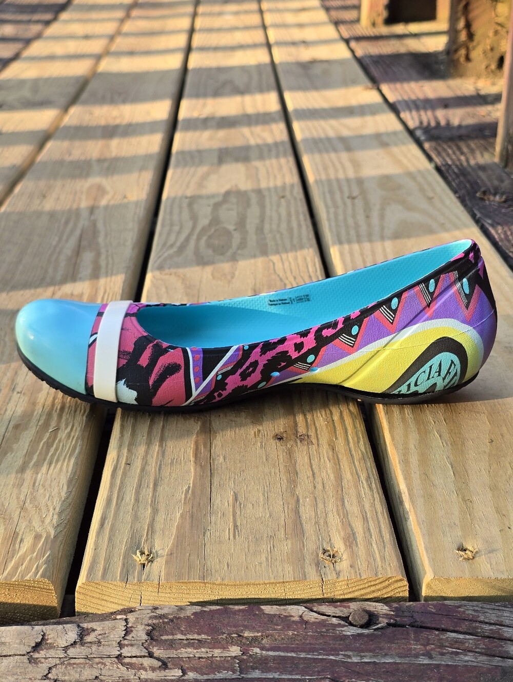 Rare, Crocs x Patricia Field Cap Toe House of Field Flats, Sz 10 - Picture 7 of 10
